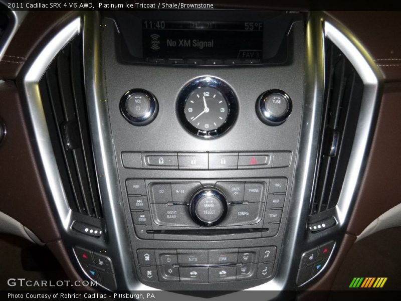 Platinum Ice Tricoat / Shale/Brownstone 2011 Cadillac SRX 4 V6 AWD