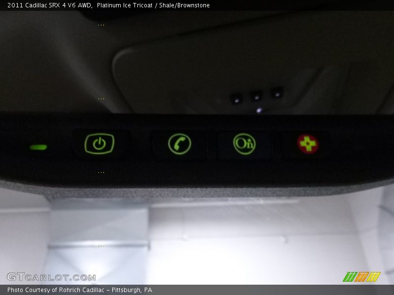 Platinum Ice Tricoat / Shale/Brownstone 2011 Cadillac SRX 4 V6 AWD