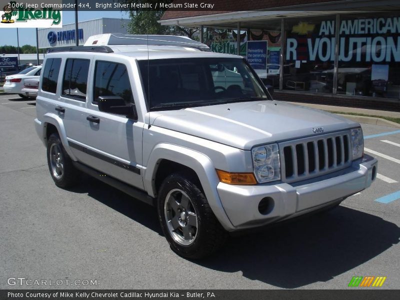 Bright Silver Metallic / Medium Slate Gray 2006 Jeep Commander 4x4