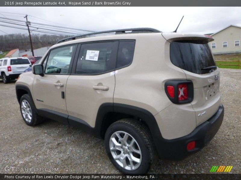 Mojave Sand / Bark Brown/Ski Grey 2016 Jeep Renegade Latitude 4x4