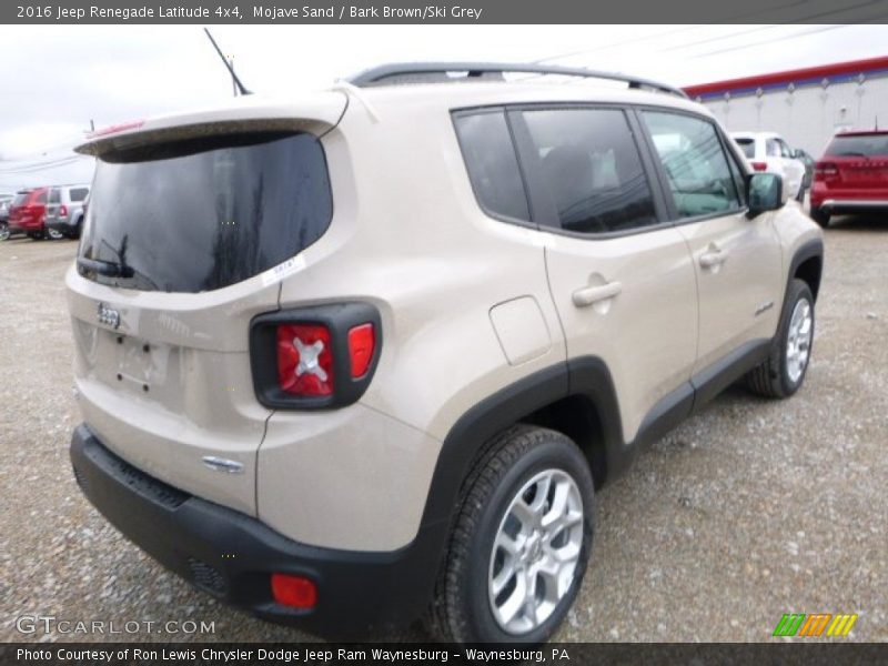 Mojave Sand / Bark Brown/Ski Grey 2016 Jeep Renegade Latitude 4x4