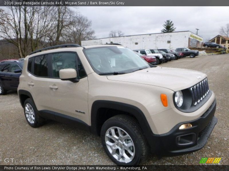 Mojave Sand / Bark Brown/Ski Grey 2016 Jeep Renegade Latitude 4x4