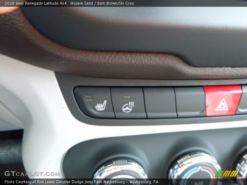 Mojave Sand / Bark Brown/Ski Grey 2016 Jeep Renegade Latitude 4x4