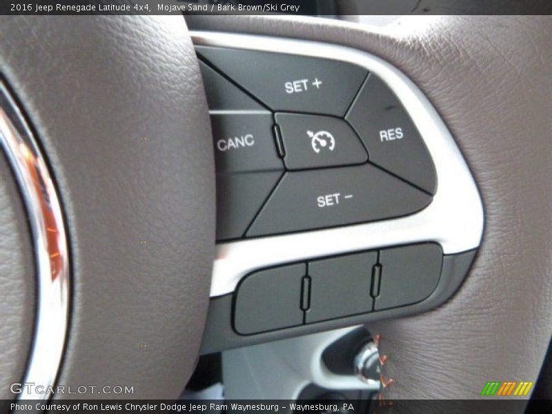Mojave Sand / Bark Brown/Ski Grey 2016 Jeep Renegade Latitude 4x4