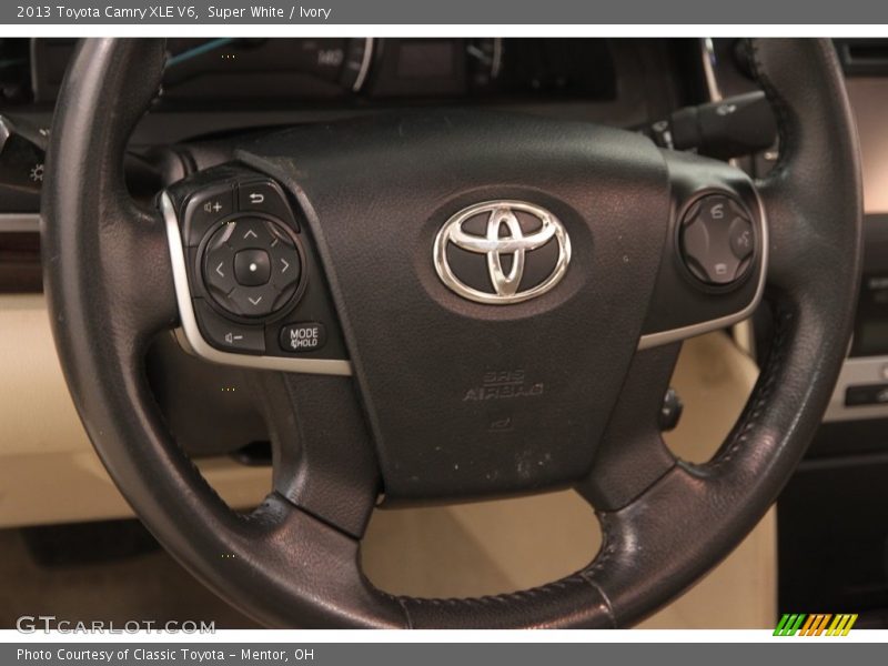 Super White / Ivory 2013 Toyota Camry XLE V6