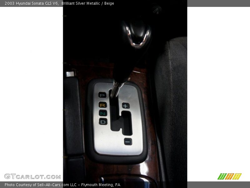 Brilliant Silver Metallic / Beige 2003 Hyundai Sonata GLS V6