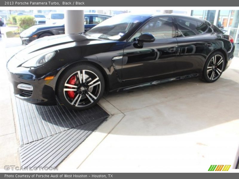 Black / Black 2013 Porsche Panamera Turbo