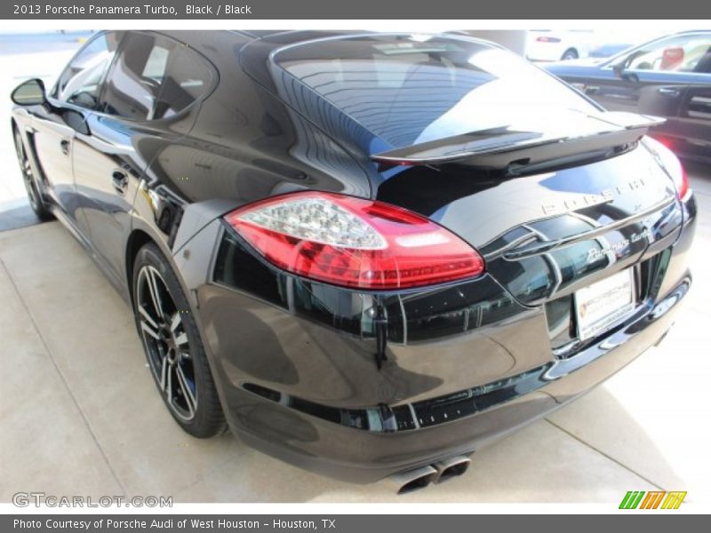 Black / Black 2013 Porsche Panamera Turbo