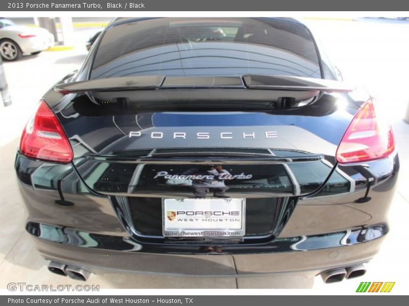 Black / Black 2013 Porsche Panamera Turbo