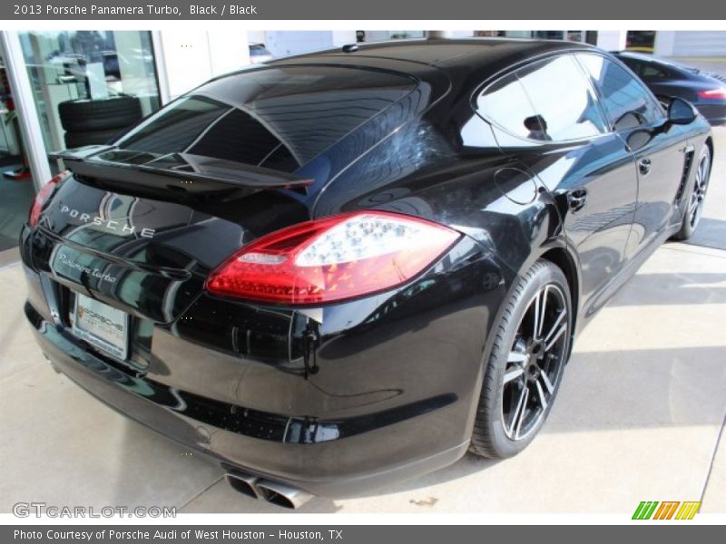 Black / Black 2013 Porsche Panamera Turbo