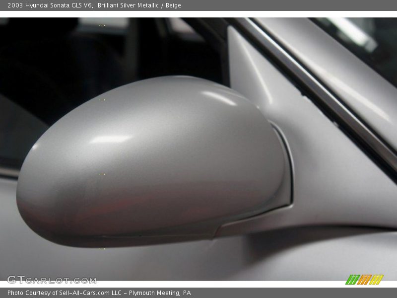 Brilliant Silver Metallic / Beige 2003 Hyundai Sonata GLS V6