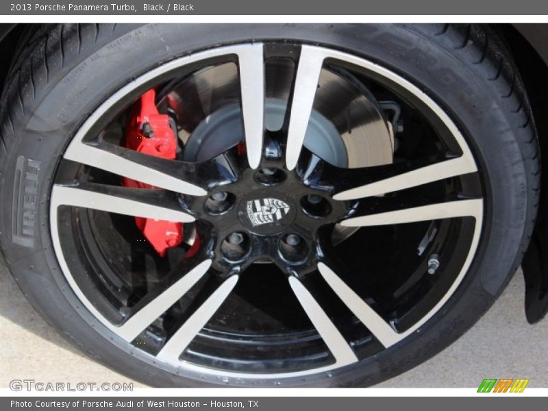 Black / Black 2013 Porsche Panamera Turbo