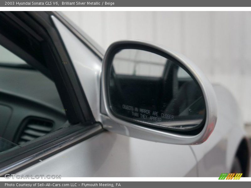Brilliant Silver Metallic / Beige 2003 Hyundai Sonata GLS V6
