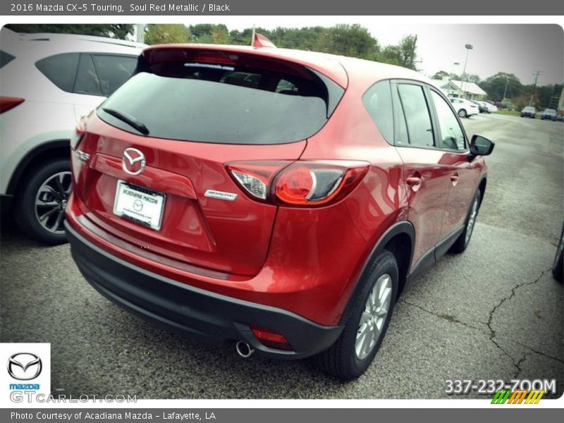 Soul Red Metallic / Black 2016 Mazda CX-5 Touring