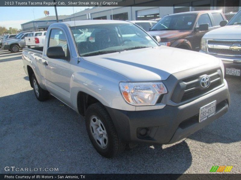 Silver Streak Mica / Graphite 2013 Toyota Tacoma Regular Cab