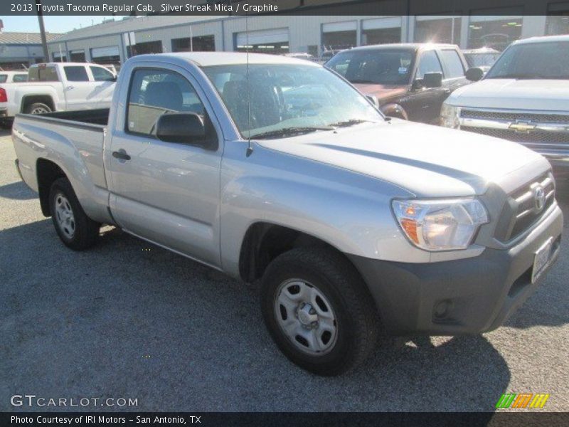 Silver Streak Mica / Graphite 2013 Toyota Tacoma Regular Cab
