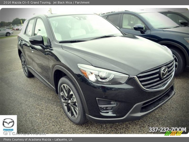 Jet Black Mica / Parchment 2016 Mazda CX-5 Grand Touring