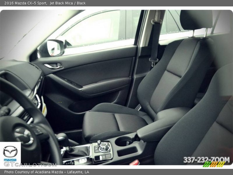 Jet Black Mica / Black 2016 Mazda CX-5 Sport