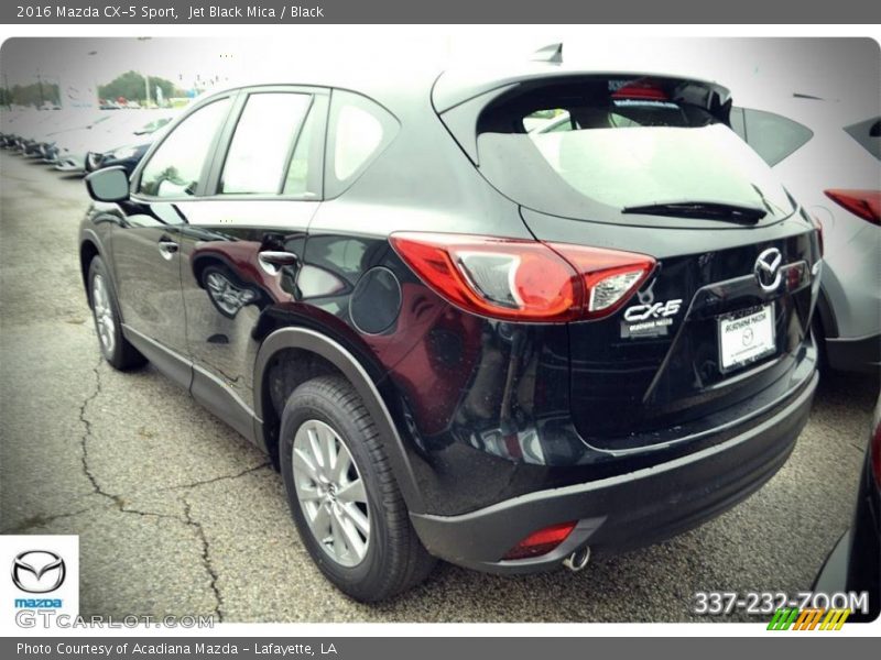 Jet Black Mica / Black 2016 Mazda CX-5 Sport