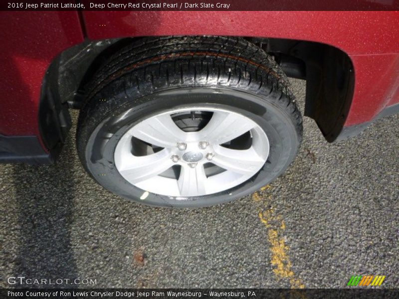 Deep Cherry Red Crystal Pearl / Dark Slate Gray 2016 Jeep Patriot Latitude