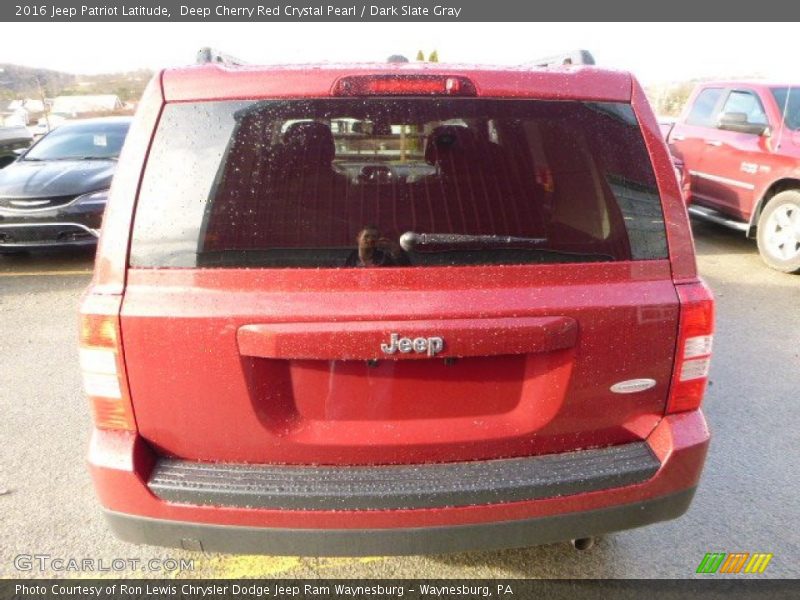 Deep Cherry Red Crystal Pearl / Dark Slate Gray 2016 Jeep Patriot Latitude