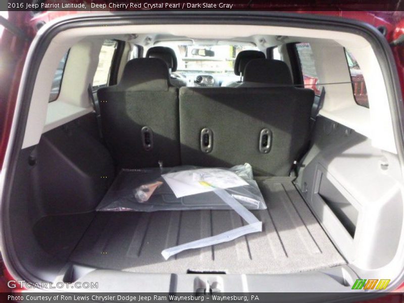 Deep Cherry Red Crystal Pearl / Dark Slate Gray 2016 Jeep Patriot Latitude