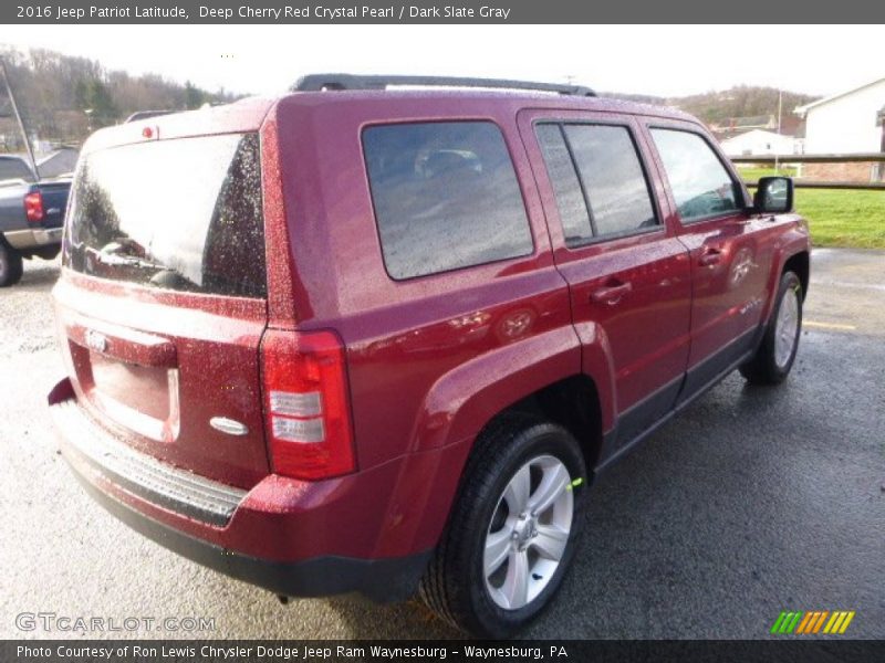 Deep Cherry Red Crystal Pearl / Dark Slate Gray 2016 Jeep Patriot Latitude