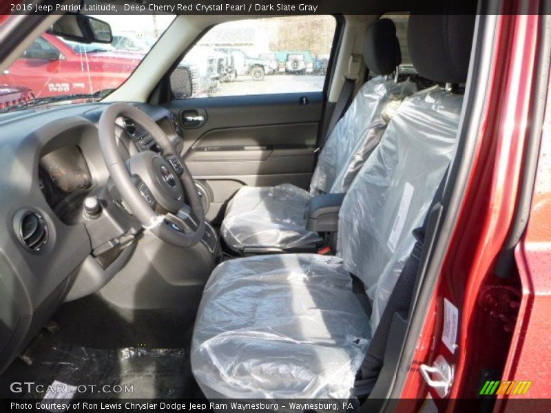 Deep Cherry Red Crystal Pearl / Dark Slate Gray 2016 Jeep Patriot Latitude