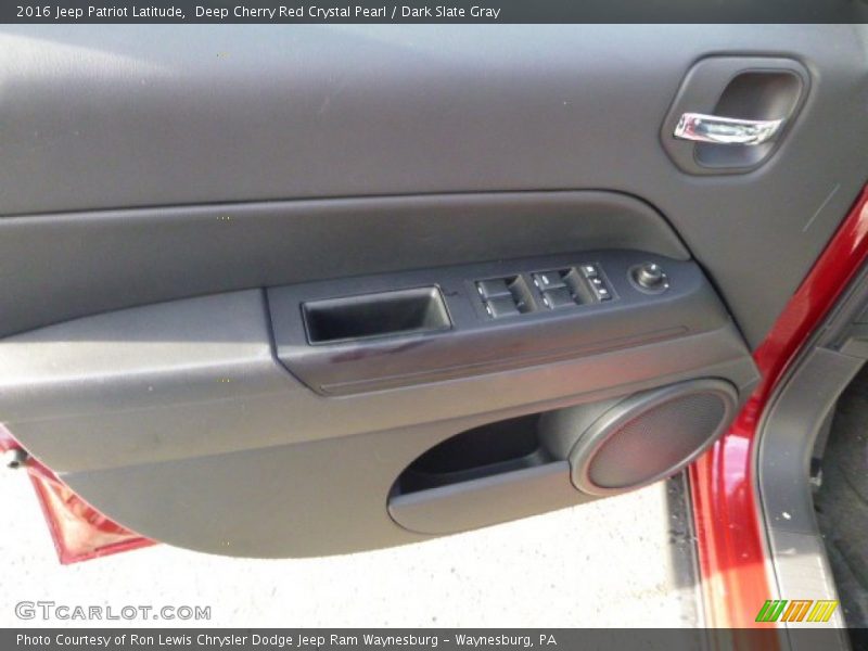 Deep Cherry Red Crystal Pearl / Dark Slate Gray 2016 Jeep Patriot Latitude