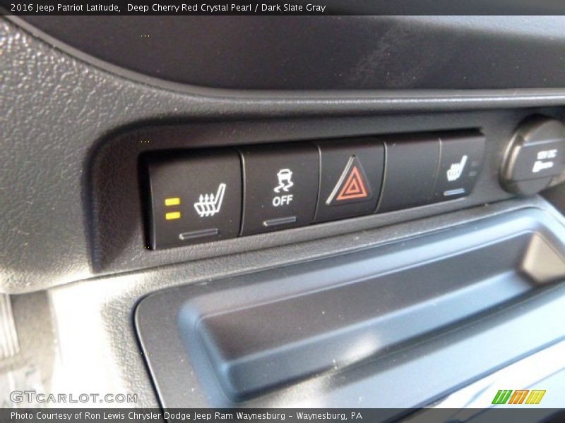 Deep Cherry Red Crystal Pearl / Dark Slate Gray 2016 Jeep Patriot Latitude