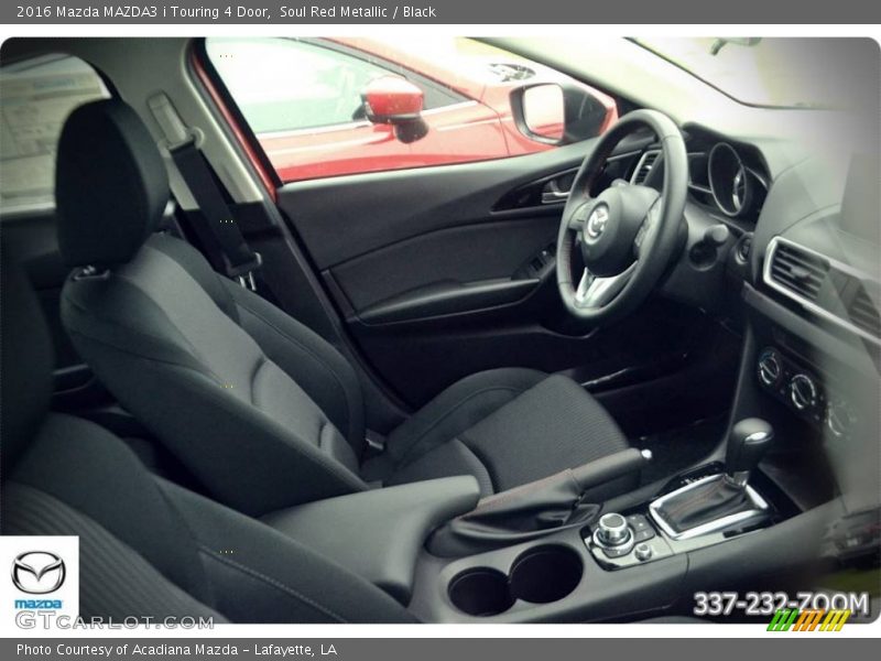 Soul Red Metallic / Black 2016 Mazda MAZDA3 i Touring 4 Door