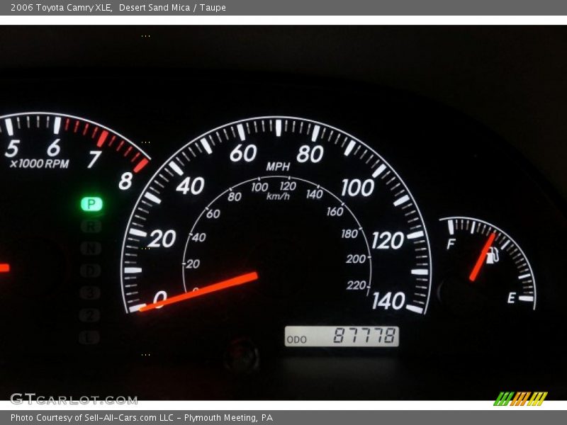 Desert Sand Mica / Taupe 2006 Toyota Camry XLE
