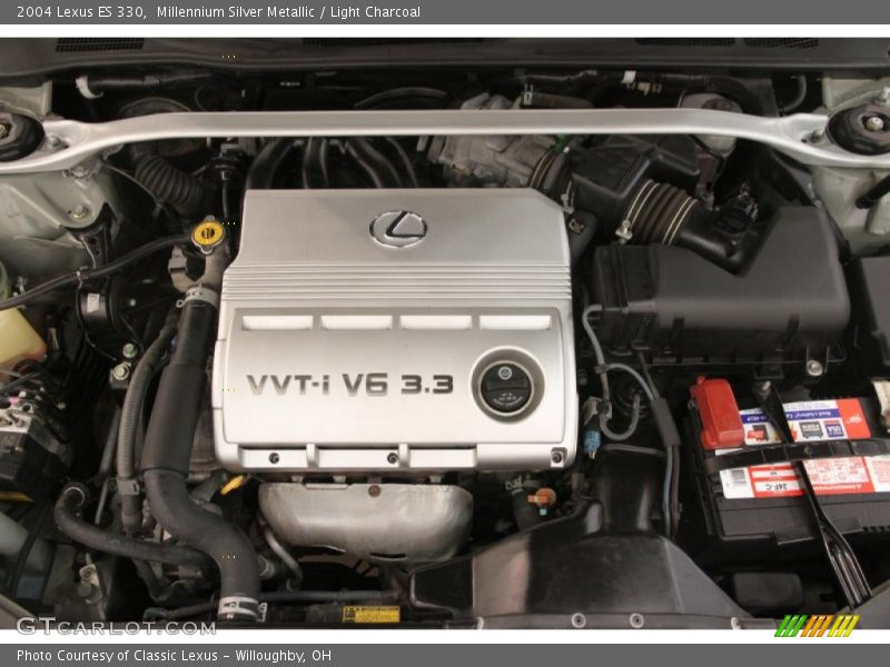 Millennium Silver Metallic / Light Charcoal 2004 Lexus ES 330