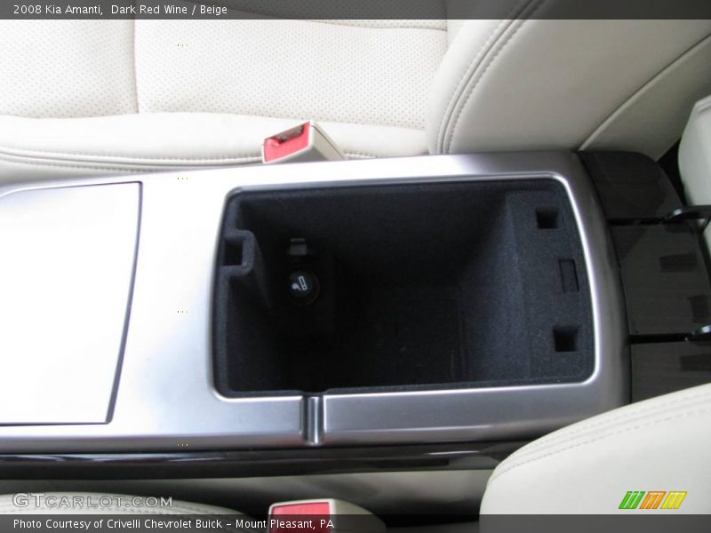 Dark Red Wine / Beige 2008 Kia Amanti
