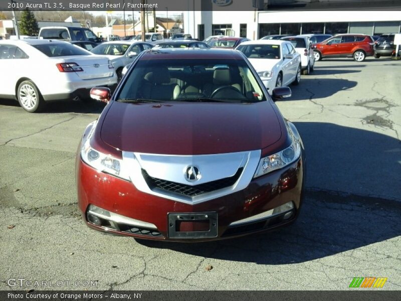 Basque Red Pearl / Parchment 2010 Acura TL 3.5