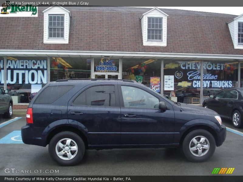 Midnight Blue / Gray 2008 Kia Sorento LX 4x4