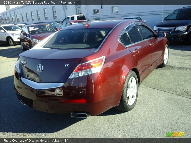 Basque Red Pearl / Parchment 2010 Acura TL 3.5
