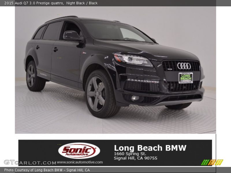Night Black / Black 2015 Audi Q7 3.0 Prestige quattro