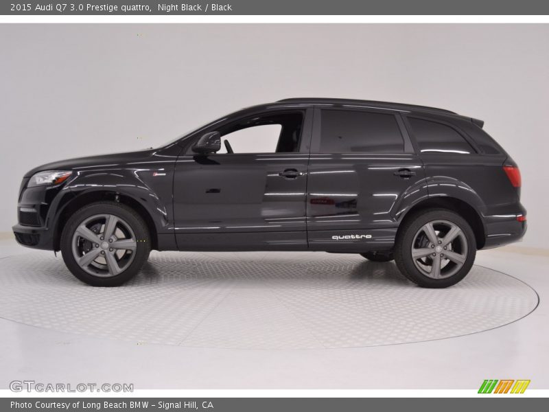 Night Black / Black 2015 Audi Q7 3.0 Prestige quattro