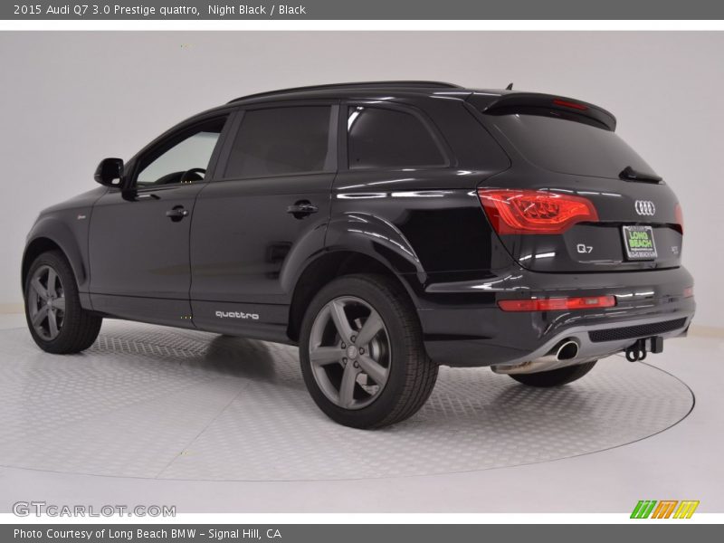 Night Black / Black 2015 Audi Q7 3.0 Prestige quattro