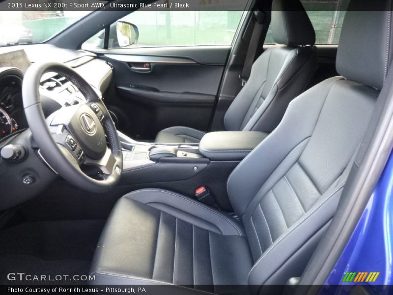 Front Seat of 2015 NX 200t F Sport AWD