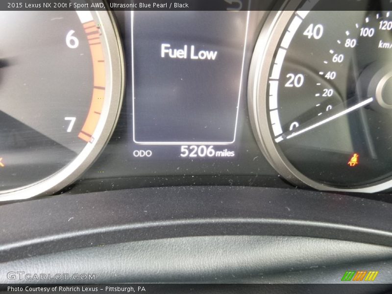 Ultrasonic Blue Pearl / Black 2015 Lexus NX 200t F Sport AWD