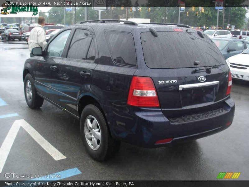 Midnight Blue / Gray 2008 Kia Sorento LX 4x4