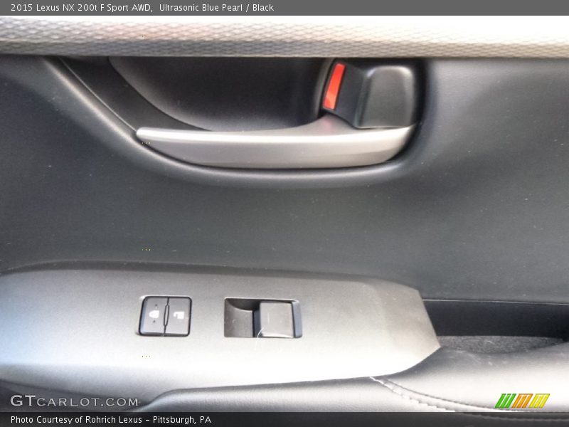 Ultrasonic Blue Pearl / Black 2015 Lexus NX 200t F Sport AWD