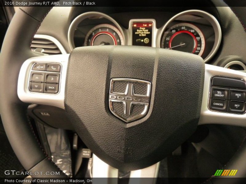 Pitch Black / Black 2016 Dodge Journey R/T AWD