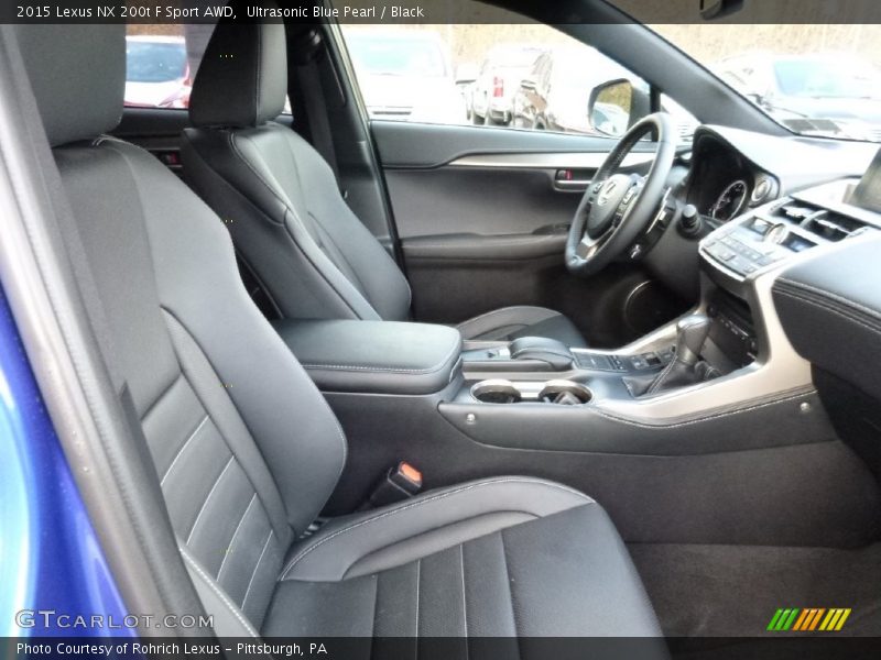Ultrasonic Blue Pearl / Black 2015 Lexus NX 200t F Sport AWD