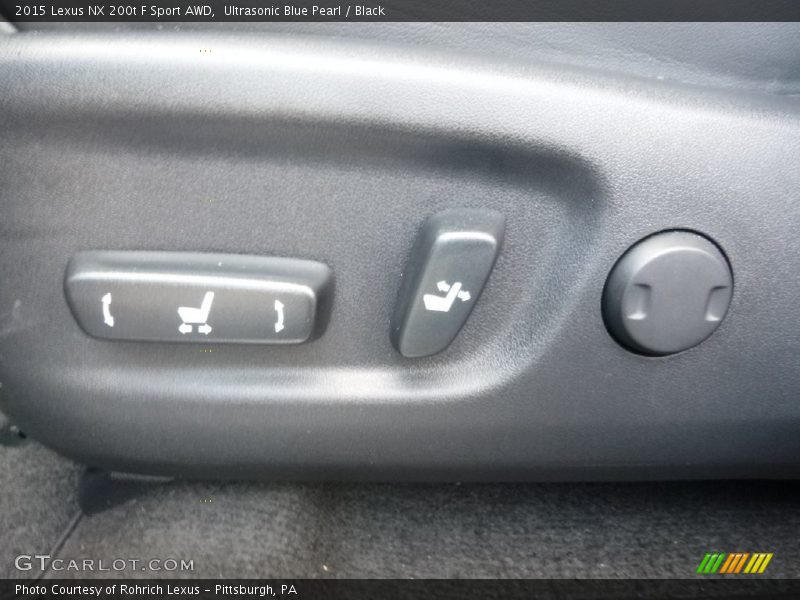 Ultrasonic Blue Pearl / Black 2015 Lexus NX 200t F Sport AWD