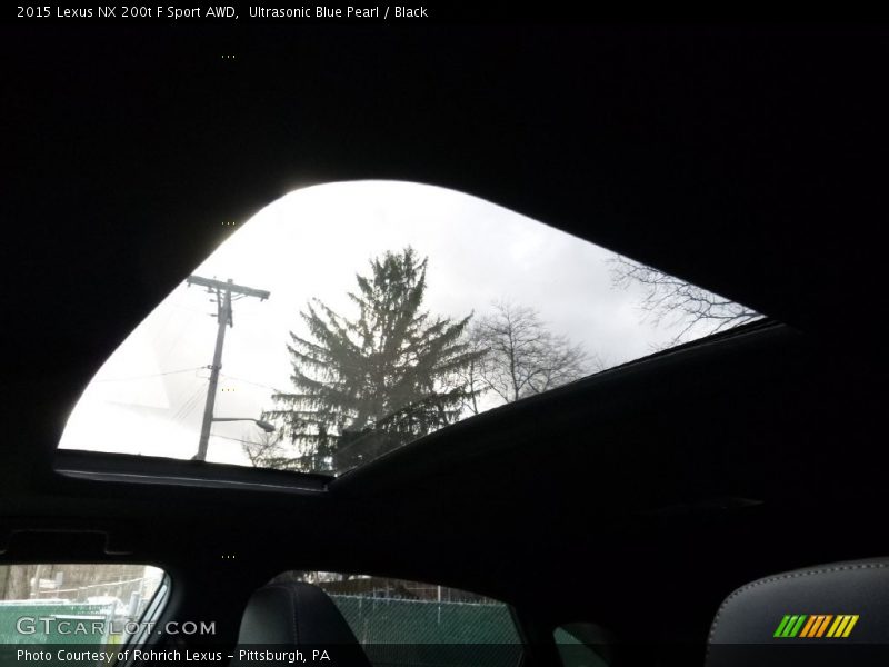 Ultrasonic Blue Pearl / Black 2015 Lexus NX 200t F Sport AWD