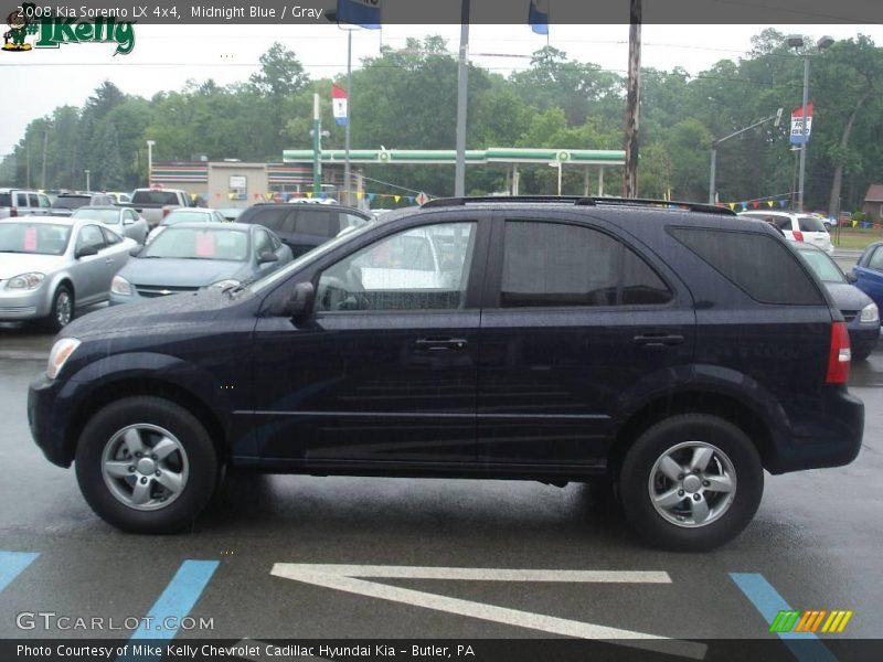 Midnight Blue / Gray 2008 Kia Sorento LX 4x4