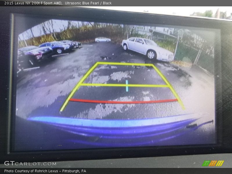 Ultrasonic Blue Pearl / Black 2015 Lexus NX 200t F Sport AWD